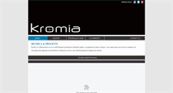 Desktop Screenshot of kromia.it